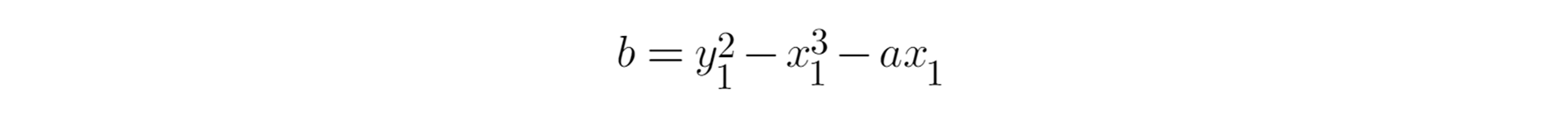 Equation pour trouver b