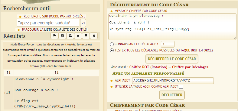 Décode en ligne