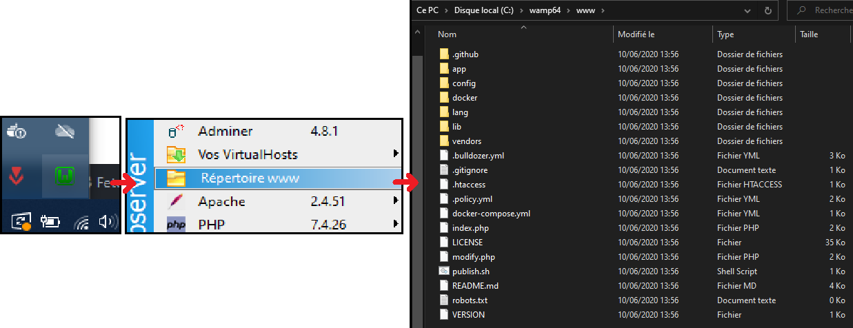 Dossier de WampServer