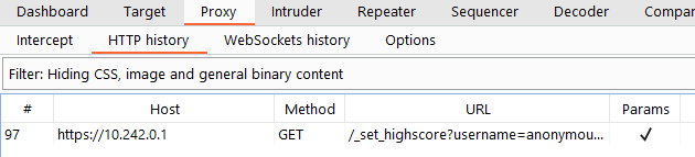 Configuration du proxy - 1