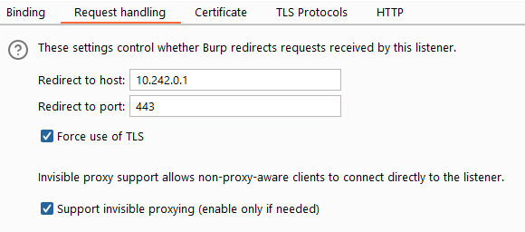 Configuration du proxy - 1