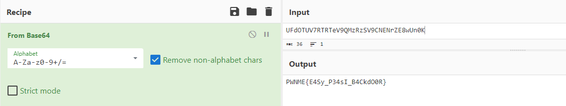 Décodage de la base64